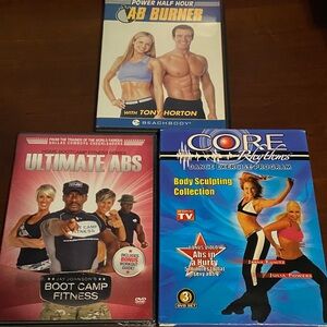 Fitness DVD Collection with Ab and Dance Workouts